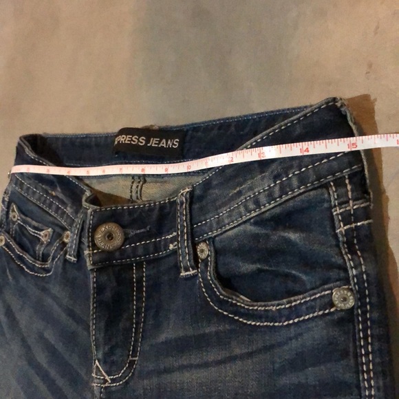 Express Stella Low Rise Boot Cut Jeans - Picture 4 of 13